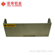Perfil de valla de sierra de mesa de panel de lumbrera de extrusión de aluminio